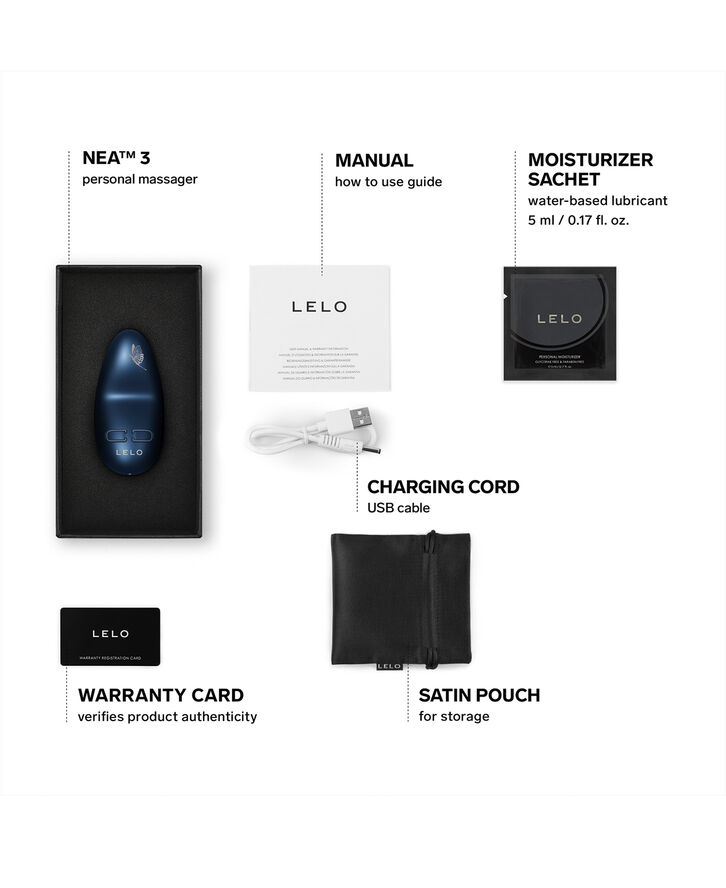 LELO Nea 3 Klitoris Vibrator Alien blue