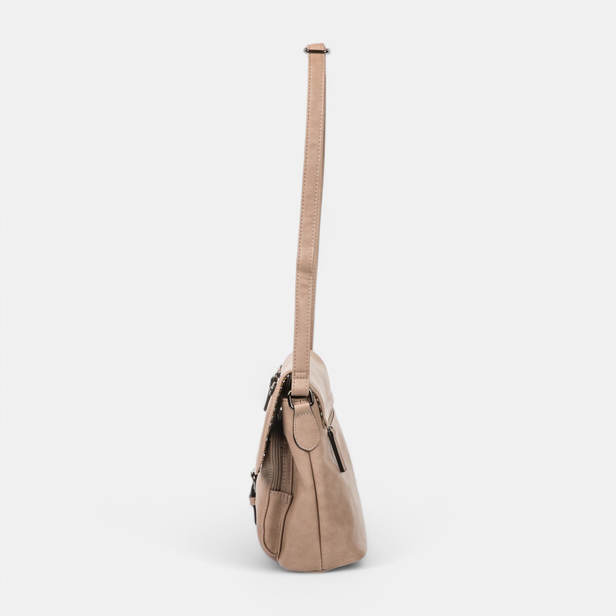 Sac bandoulière taupe
