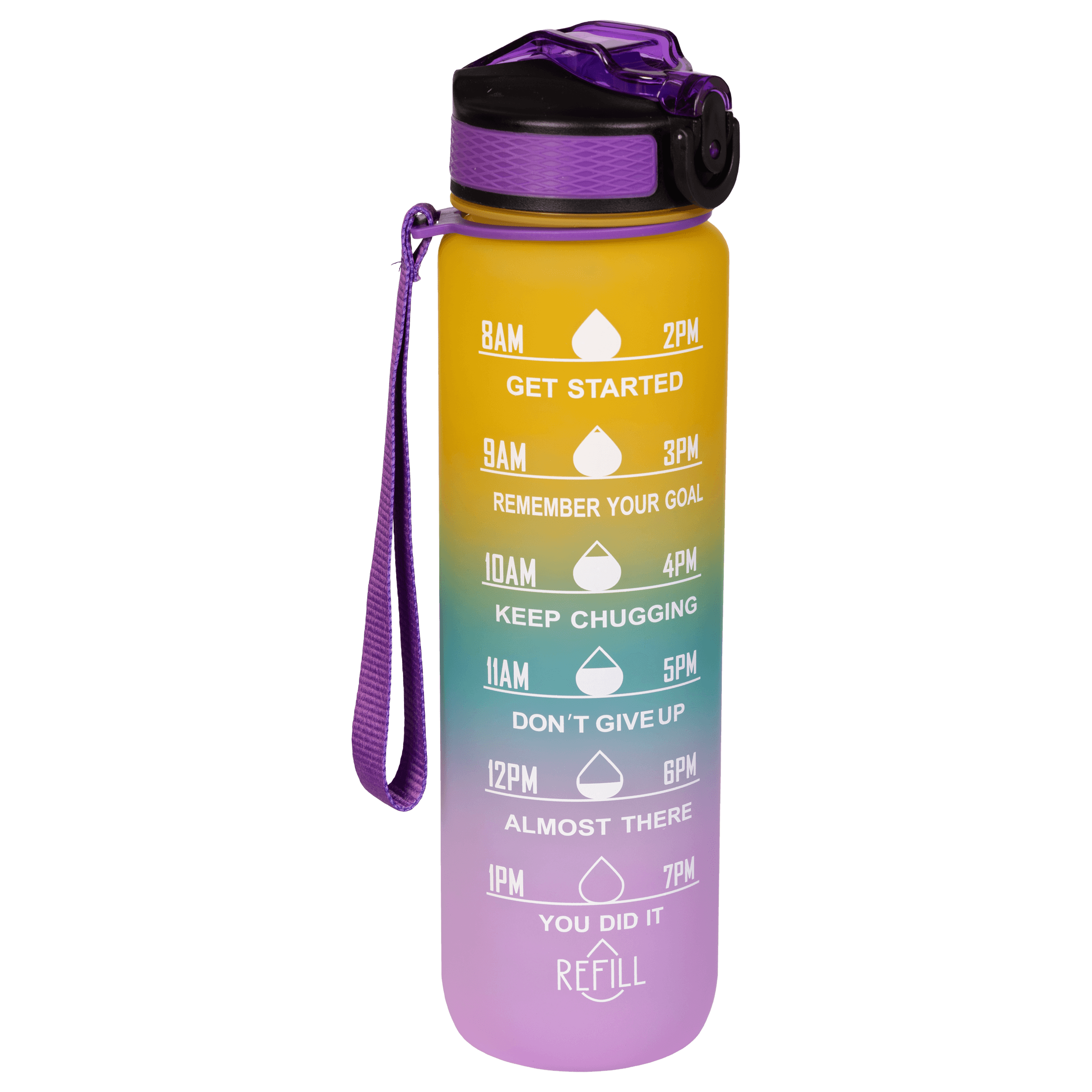 Motivation Bottle Motivasjonsflaske 1000ml - Tilbehør sportsutstyr