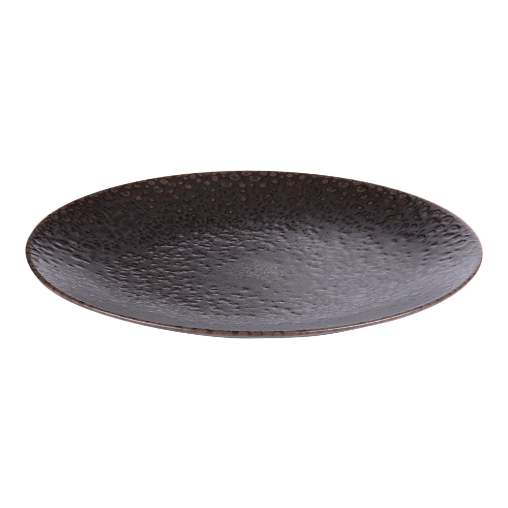 Assiette plate Basalte 27 cm (lot de 6) Table passion