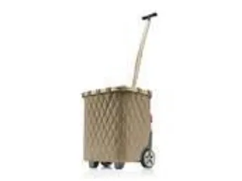 Reisenthel carrycruiser, Trolley taske, Brun, Aluminium, Polyester, Mønster, 40 L, 420 mm