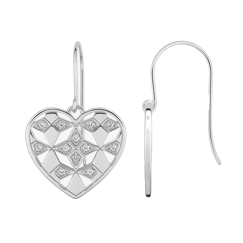 Boucles d'oreilles Femme - Oxyde de zirconium - Argent 925