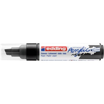 Edding 5000 - Marqueur acrylique - noir