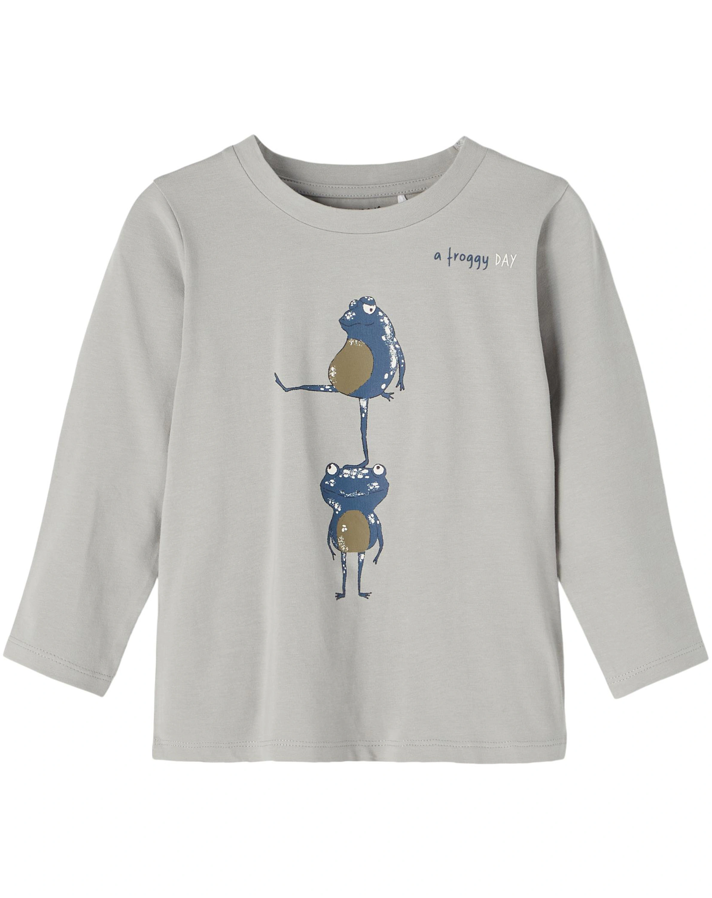 Langarmshirt NMMBILLY in ultimate grey