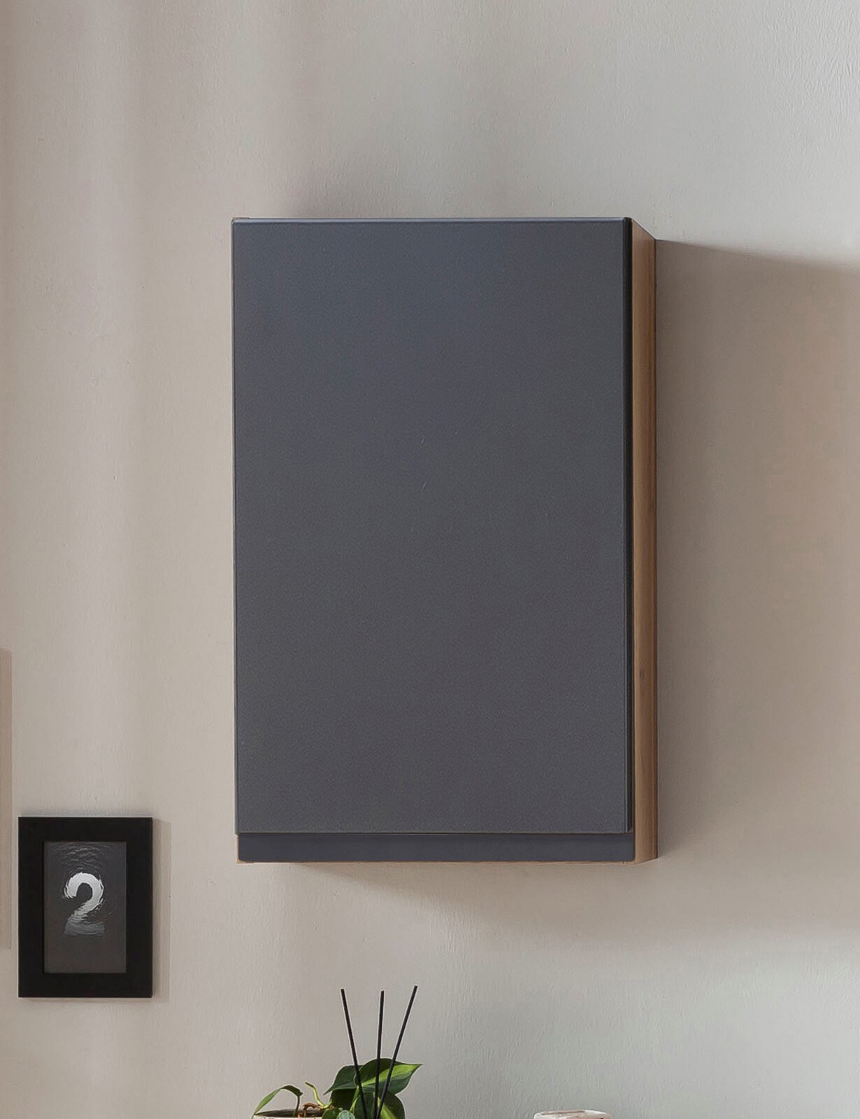 Hängeschrank Gent grau B/H/T 40x64x20 cm