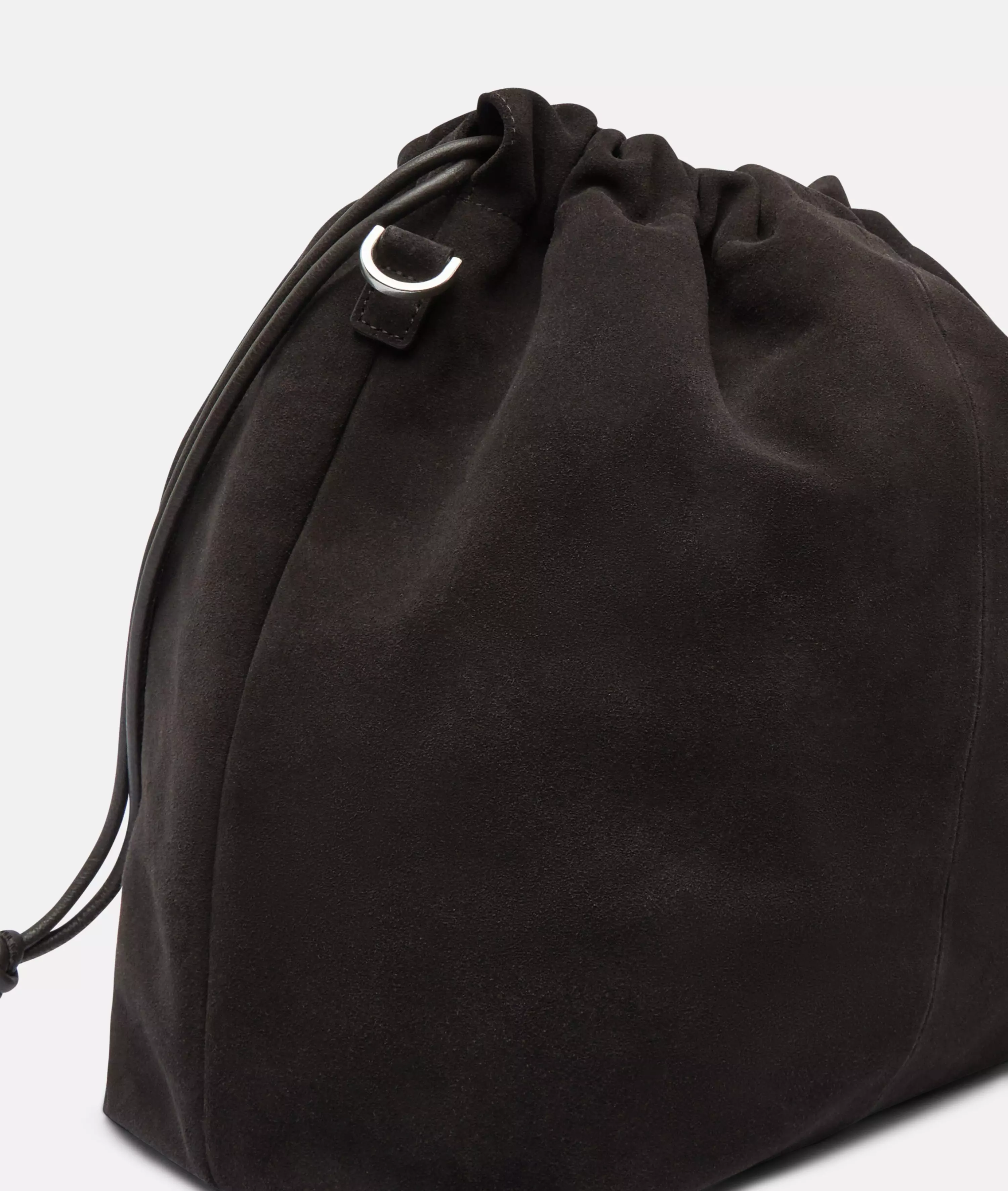 Lya II Hobo M Spacious pouch bag made from soft suede