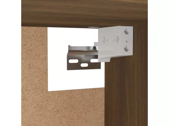 Penderie murale Chêne marron 100x32,5x35 Bois d'ingénierie