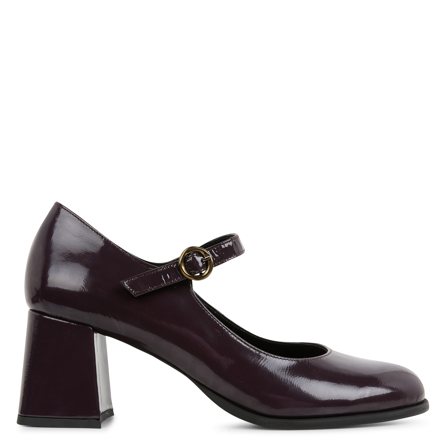 ARIA - Babies à talons en cuir | Violet