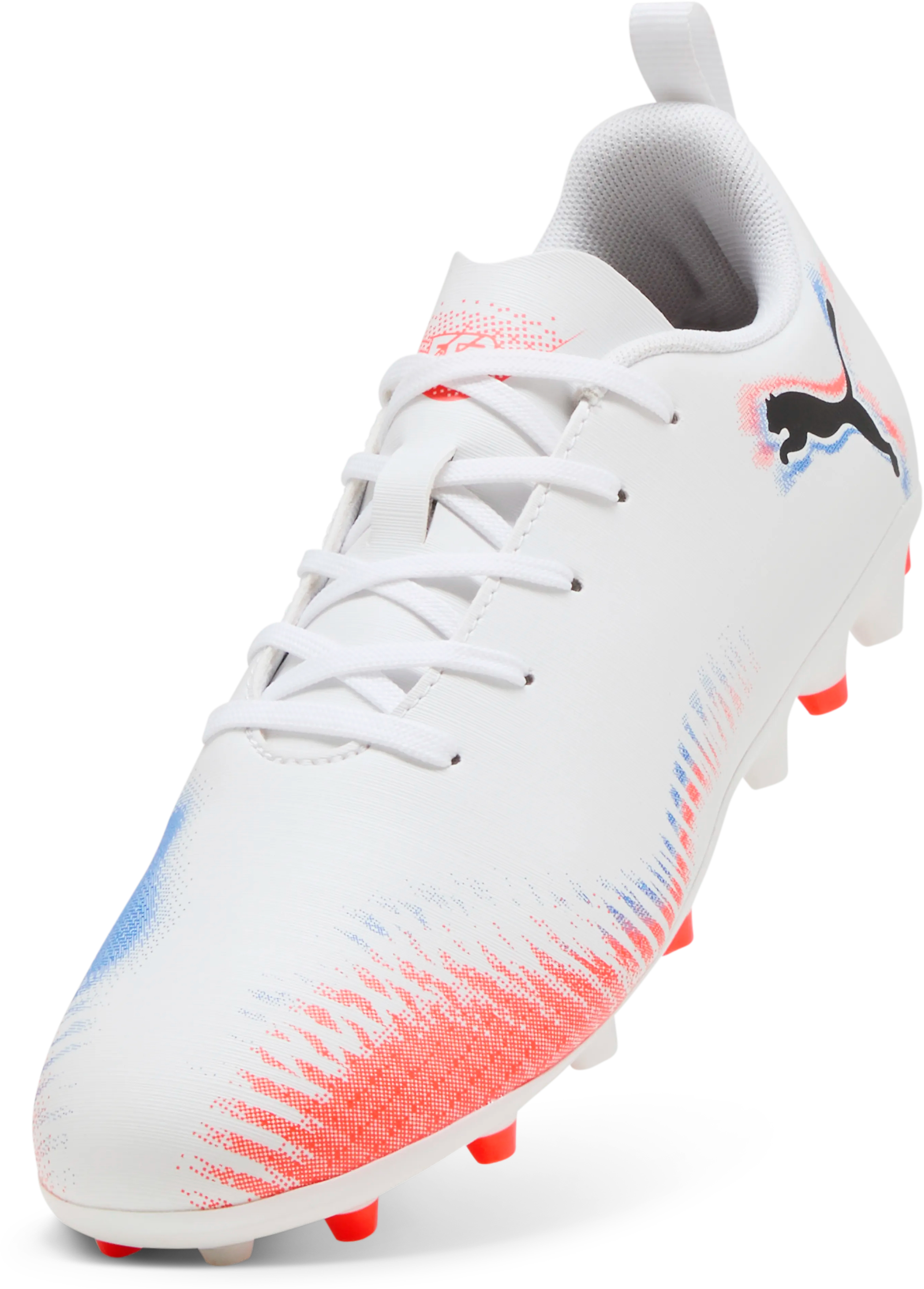 Future 8 Play MG Junior PUMA White/PUMA Black/Glowing Red