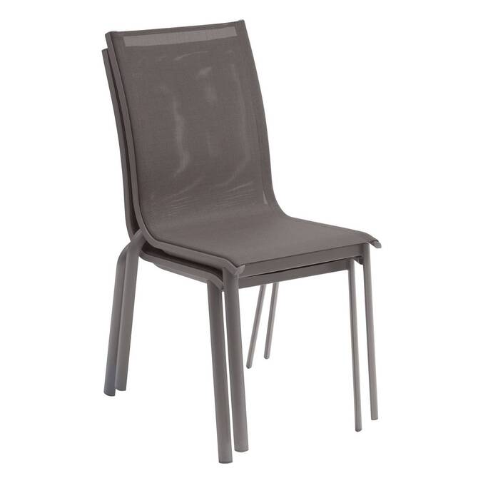 Chaise de jardin empilable AXANT Wengé & Praline