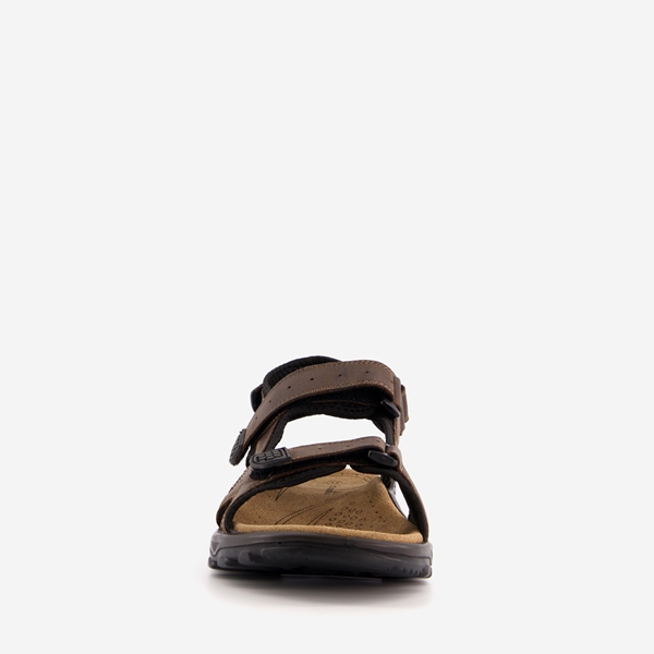 Mountain Peak leren heren sandalen bruin