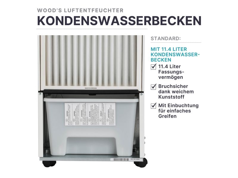 Wood's Entfeuchter SW59-FM (276 m²) Luftentfeuchter