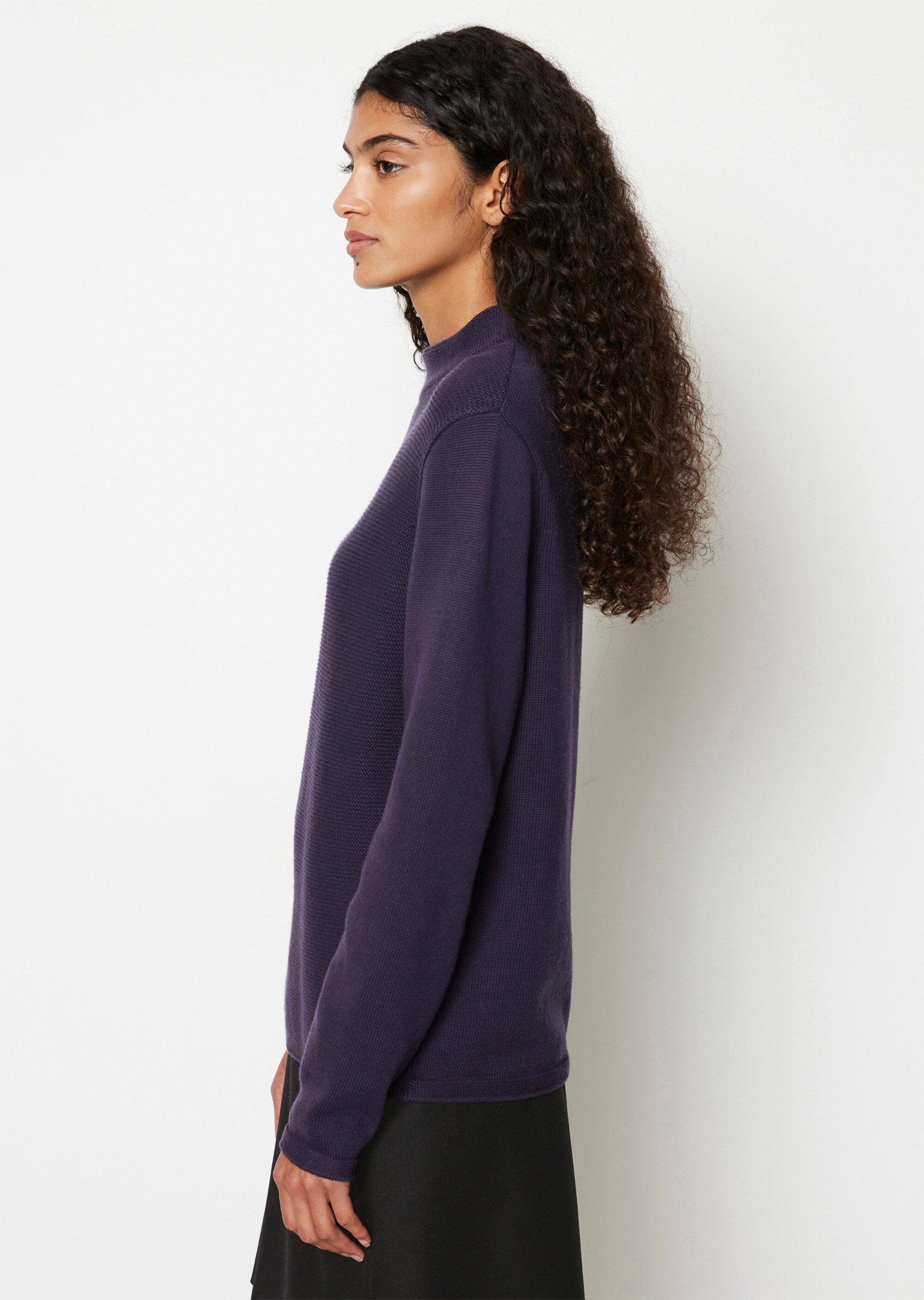 Strickpullover slim aus Organic Cotton