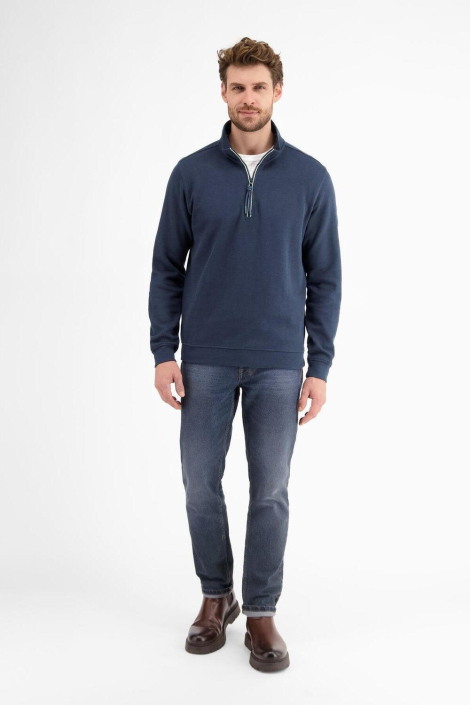 Lerros blauwe heren sweater