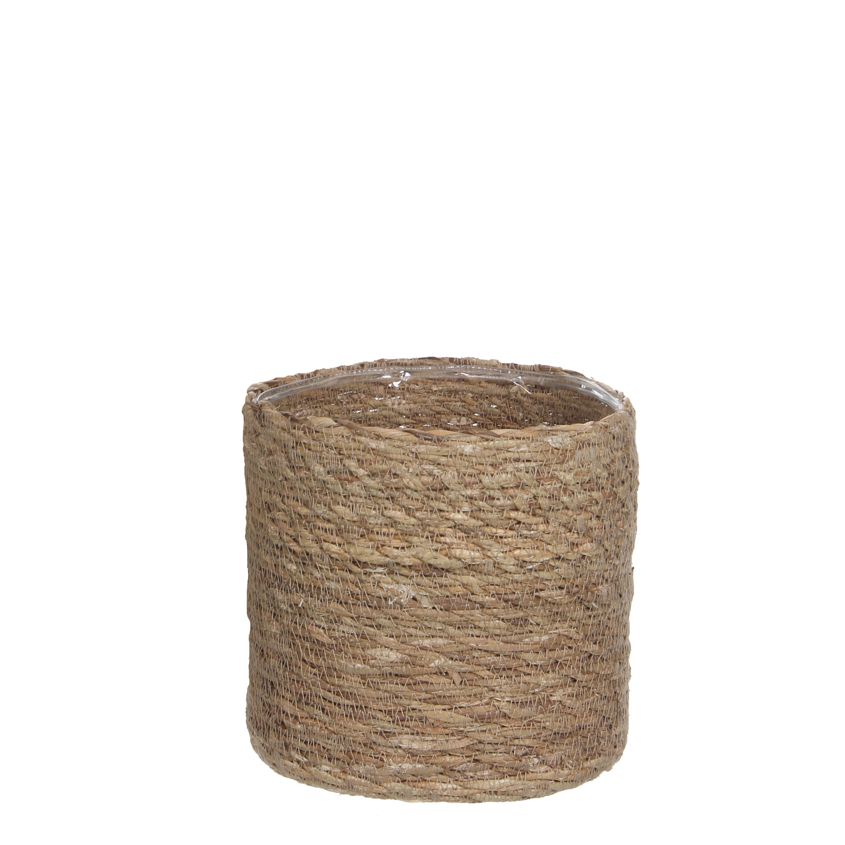 Mica Decorations Atlantic Mand - H20 x Ã20 cm - Zeegras - Lichtbruin