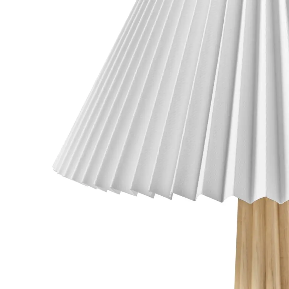 ALIGIDE - Staande lamp - Naturel - Rubberhout
