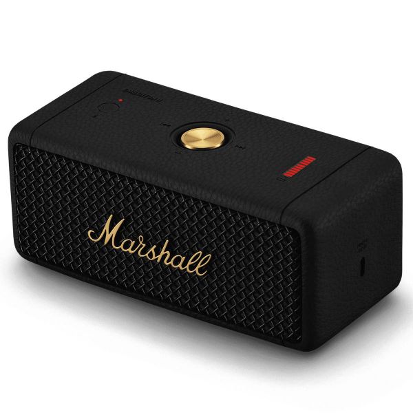 Marshall Coluna Bluetooth Emberton II Black and Brass