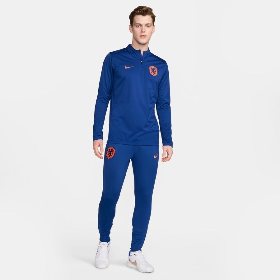 Pays-Bas Bas de Survêtement Dri-FIT Strike - Bleu Marine/Orange