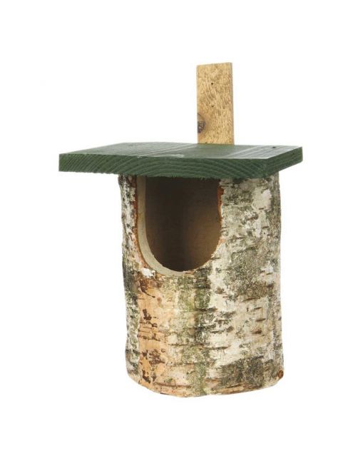 Wildbird Vbn Nestkast Berk Halfholen - Broeden - 18x22x30 cm