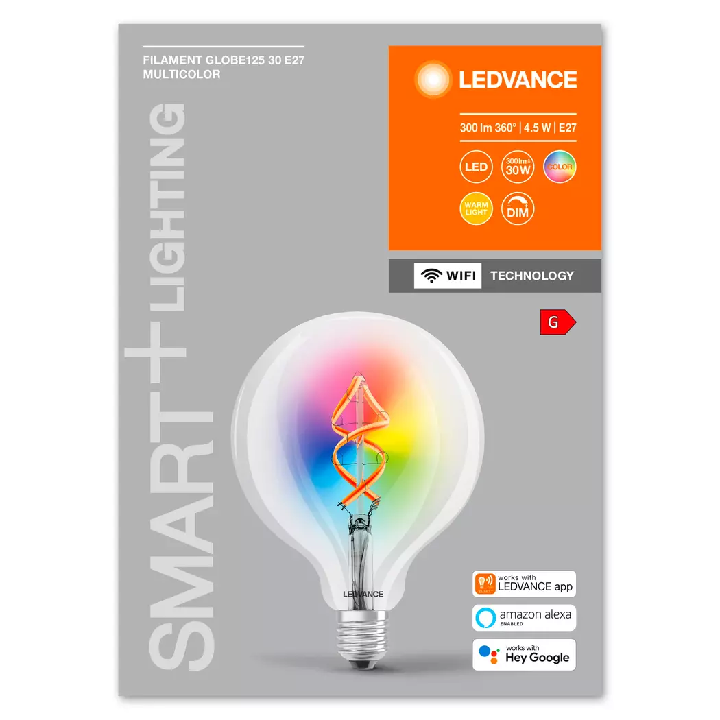 LED-Globeform E27/4,5 Watt/Energie G