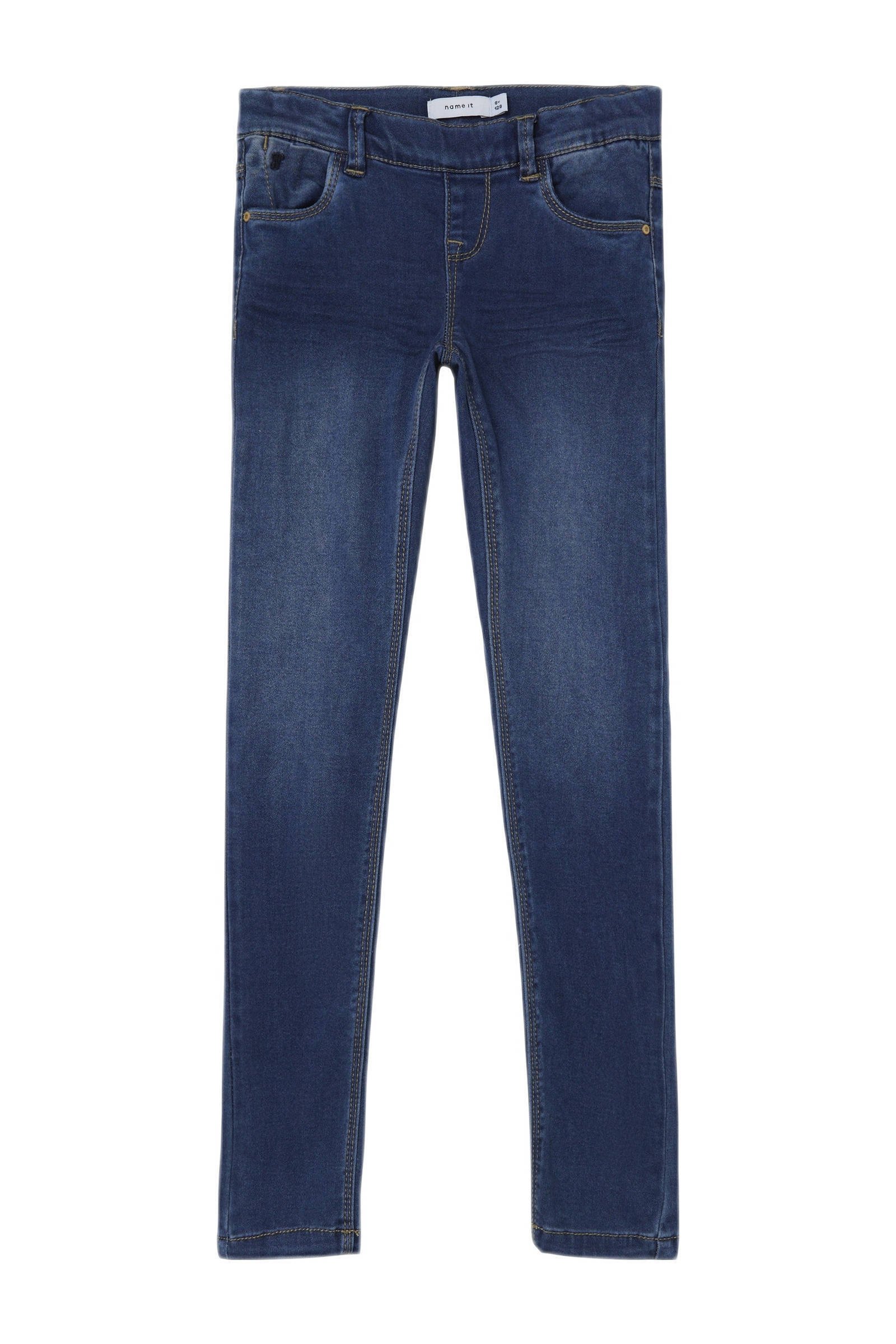 NAME IT skinny jeans NKFPOLLY dark blue denim