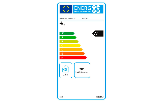 Fothermo photovoltaischer Boiler 550 W