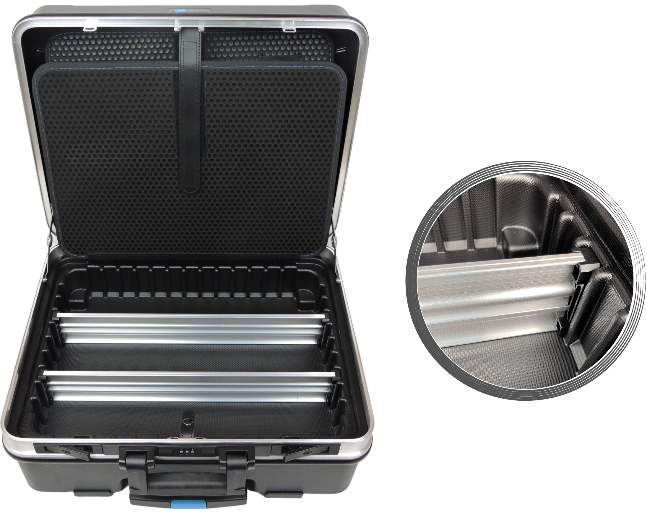FAMEX 604-08 ABS Werkzeugtrolley mit hochwertigem Werkzeug Set - High-End Qualität - mit Steckschlüsselsatz