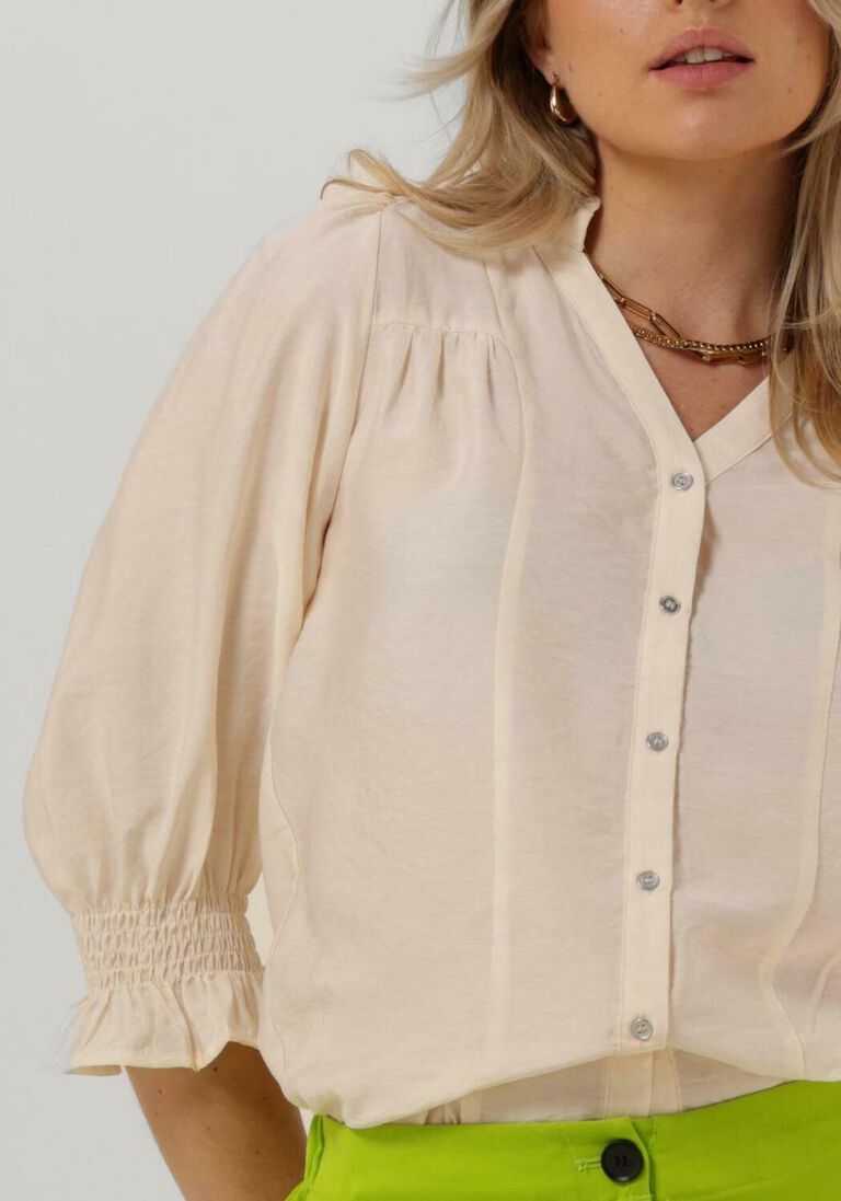 CO\\'COUTURE gebroken wit co'couture blouse callen ss shirt