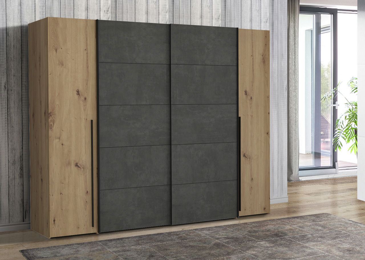 Z2 Dreh-/Schwebetürenschrank NARAGO