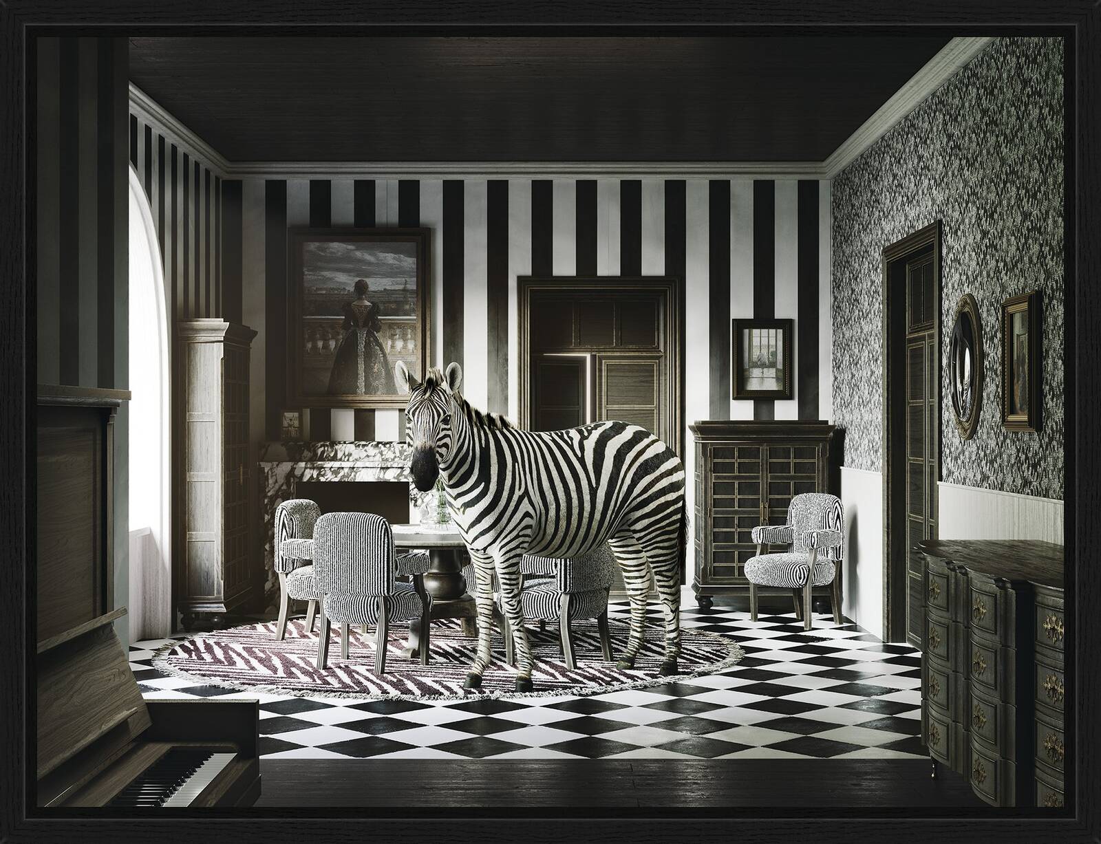 Zebra by Massimo Colonna - Limited Edition. Edition of: 150. Signed.