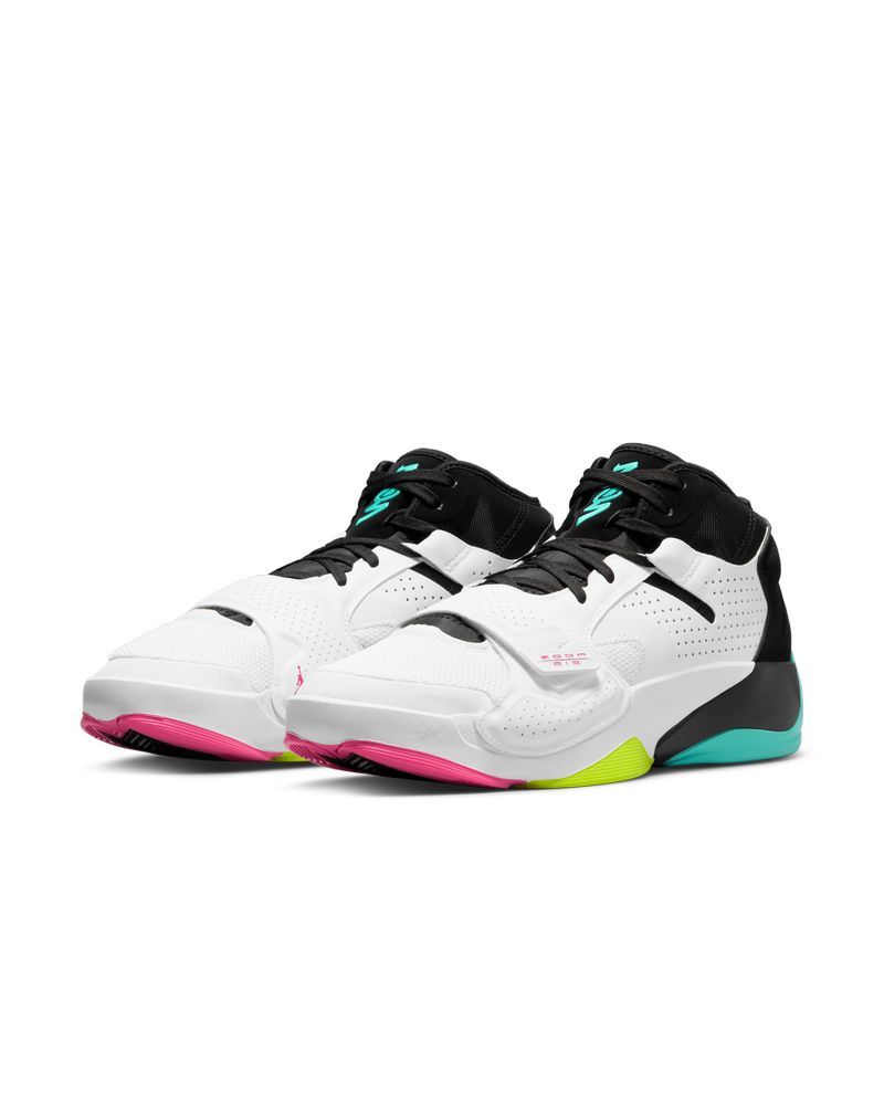 Chaussures de basket Nike Zion 2 Blanc & Noir pour homme