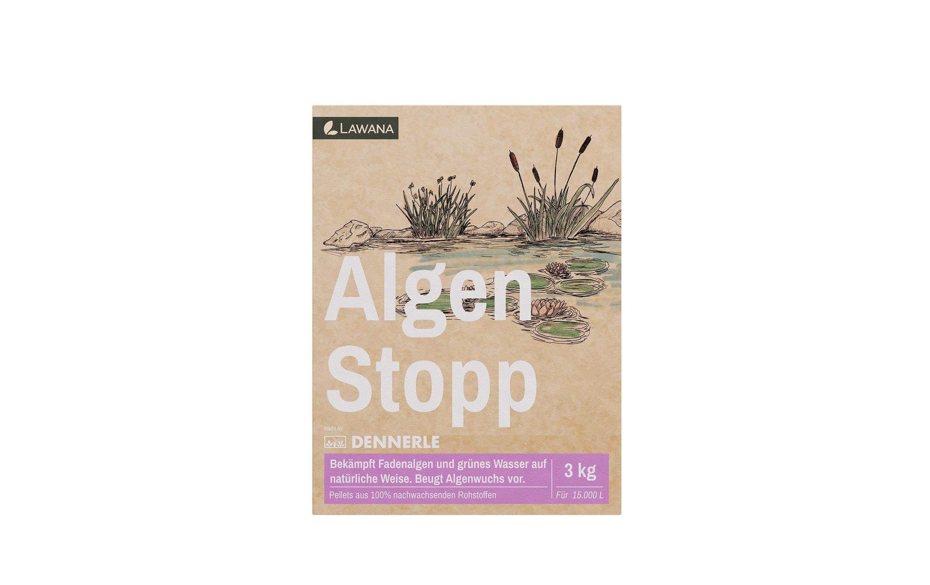 Fadenalgenvernichter Algen Stopp 3 kgBekämpft Fadenalgen und grünes Wasser auf natürliche Weise