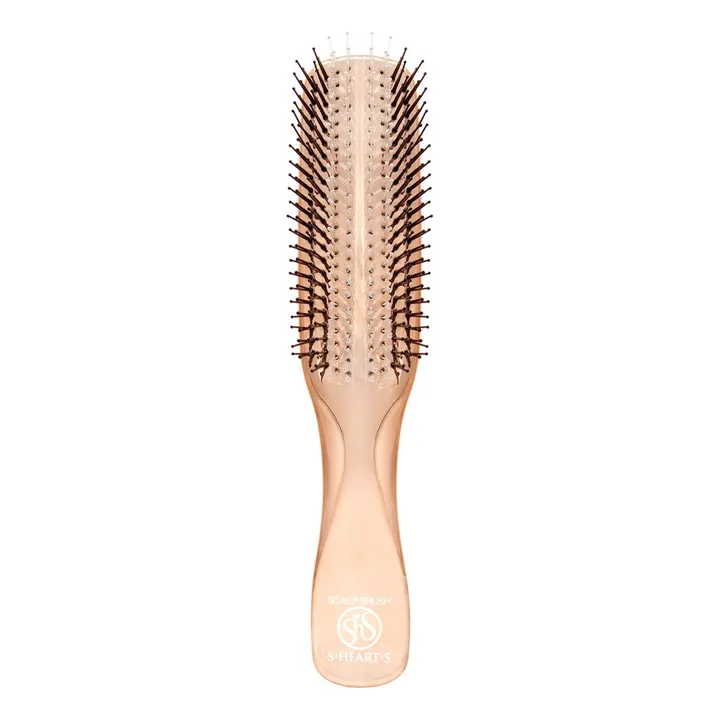 S.Heart.S Brosse pour cheveux normaux et fins Scalp | Or rose