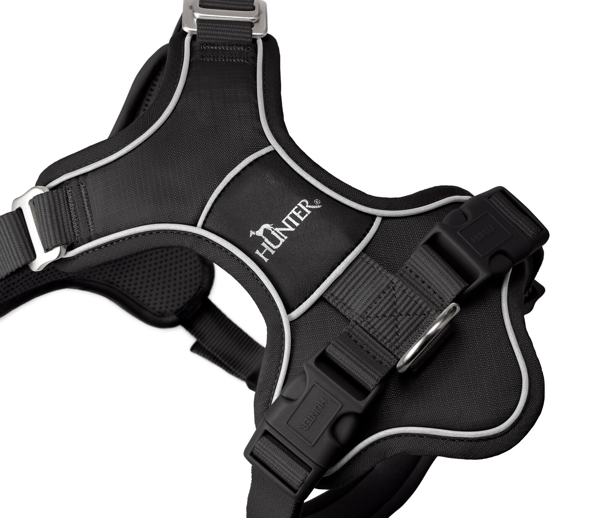 Hunter Divo Up - Y-tuig Hond - Zwart - XS - 47 cm
