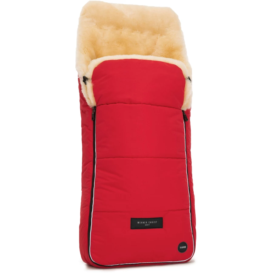 Werner Christ Baby Fußsack AROSA LUXE chili red
