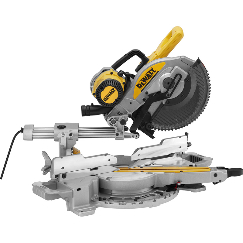 DeWALT DWS727-QS afkort-/verstekzaag 1.675W 250mm met XPS-indicator