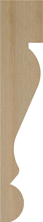Chambranle moderne pin 47 x 9 mm L.2,4 m
