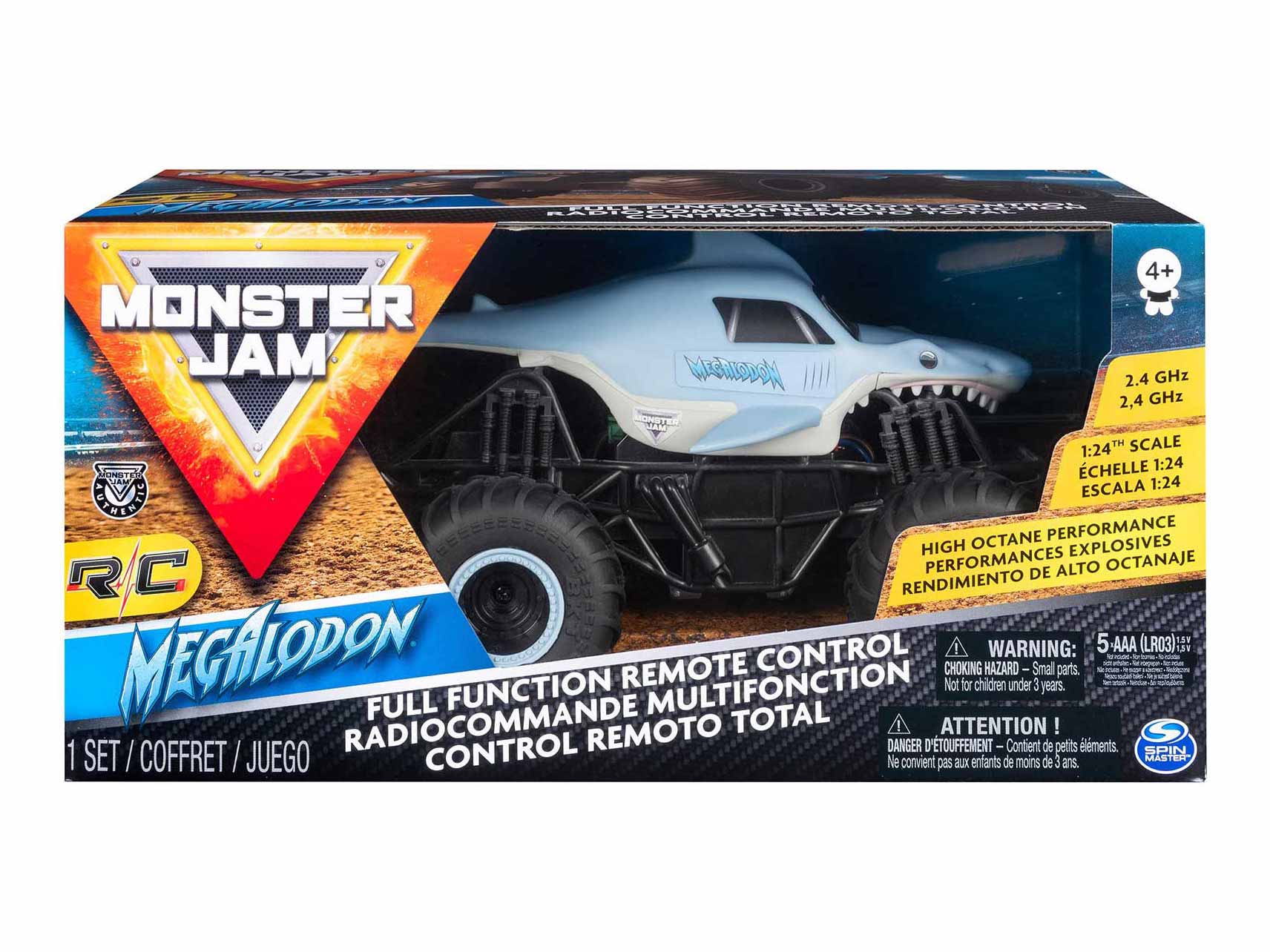 RC MEGALODON 1:24 MONSTER JAM