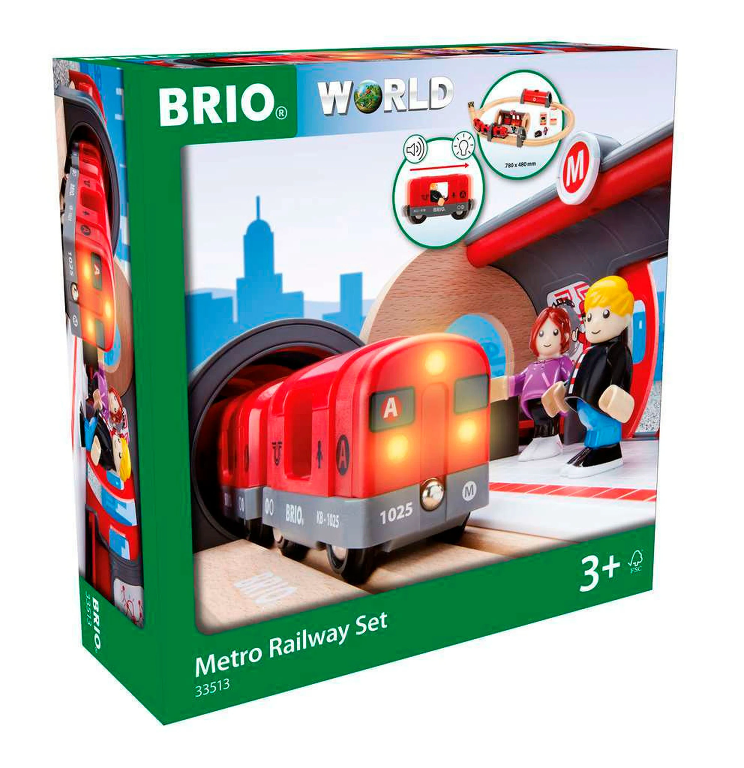 BRIO Metro Bahn Set