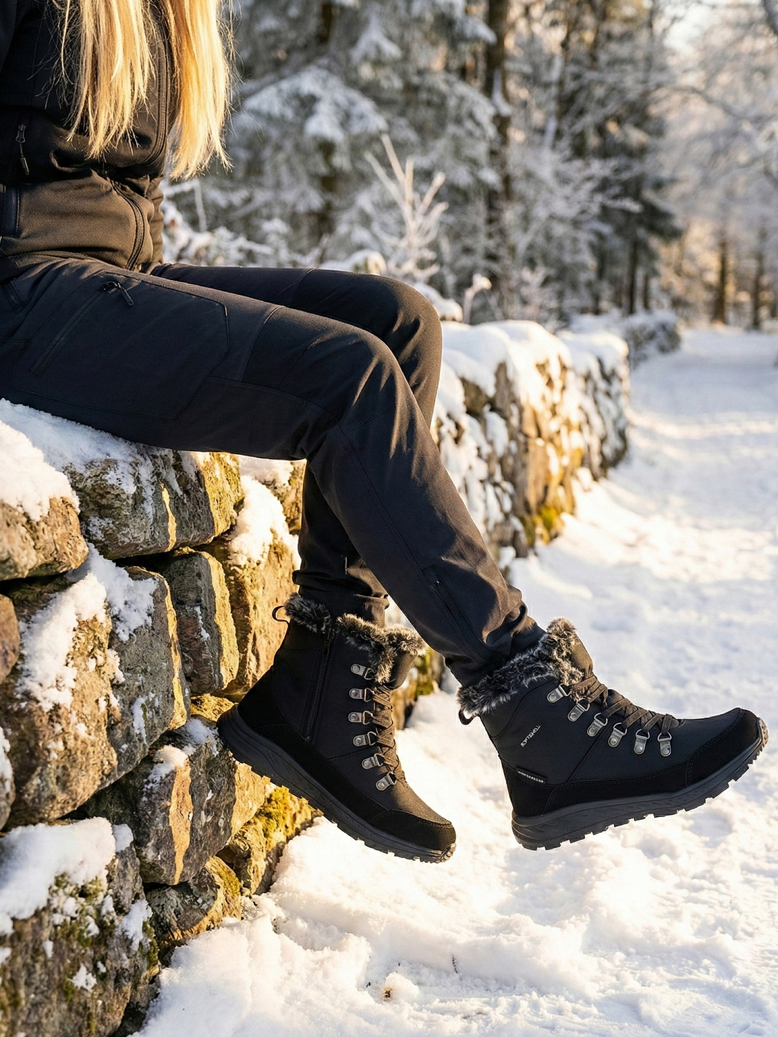 Network Softshell Waterproof Vintersko