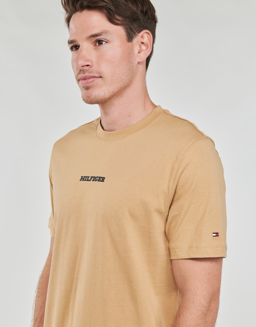 Tommy Hilfiger - MONOTYPE SMALL CHEST PLACEMENT - Beige