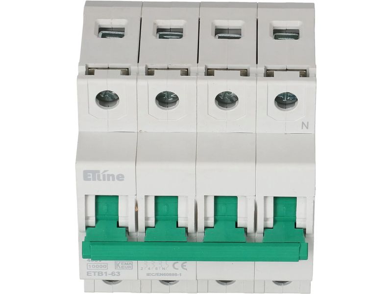 Max Hauri Build Leitungsschutzschalter 3P N 16 A Vierpoliger Leitungsschutzschalter