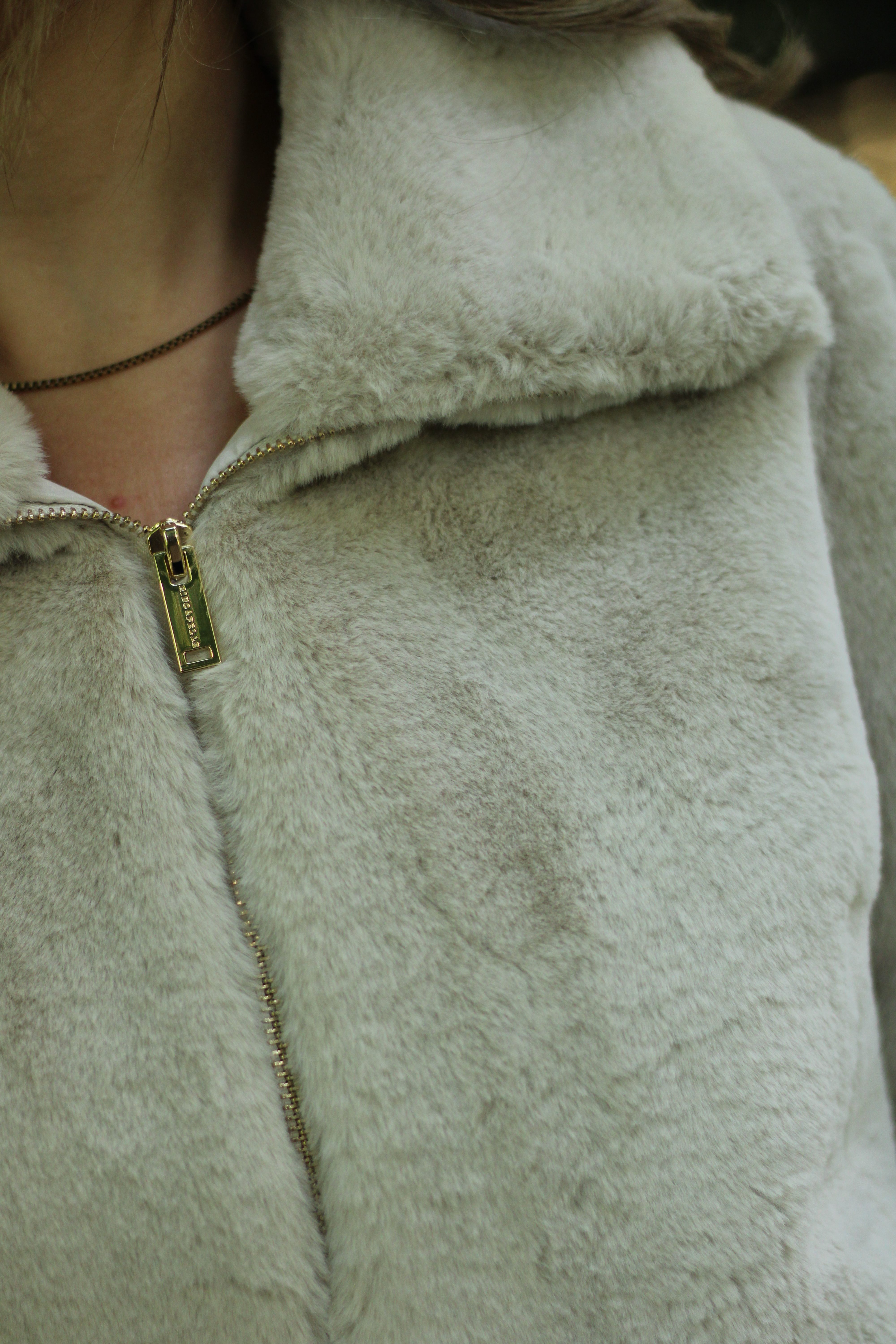 Rino & Pelle - Sallie Faux Fur Jacket - Birch