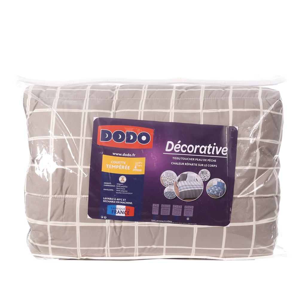 Dodo Couette Grise Dodo Tempérée Décorative 260x240