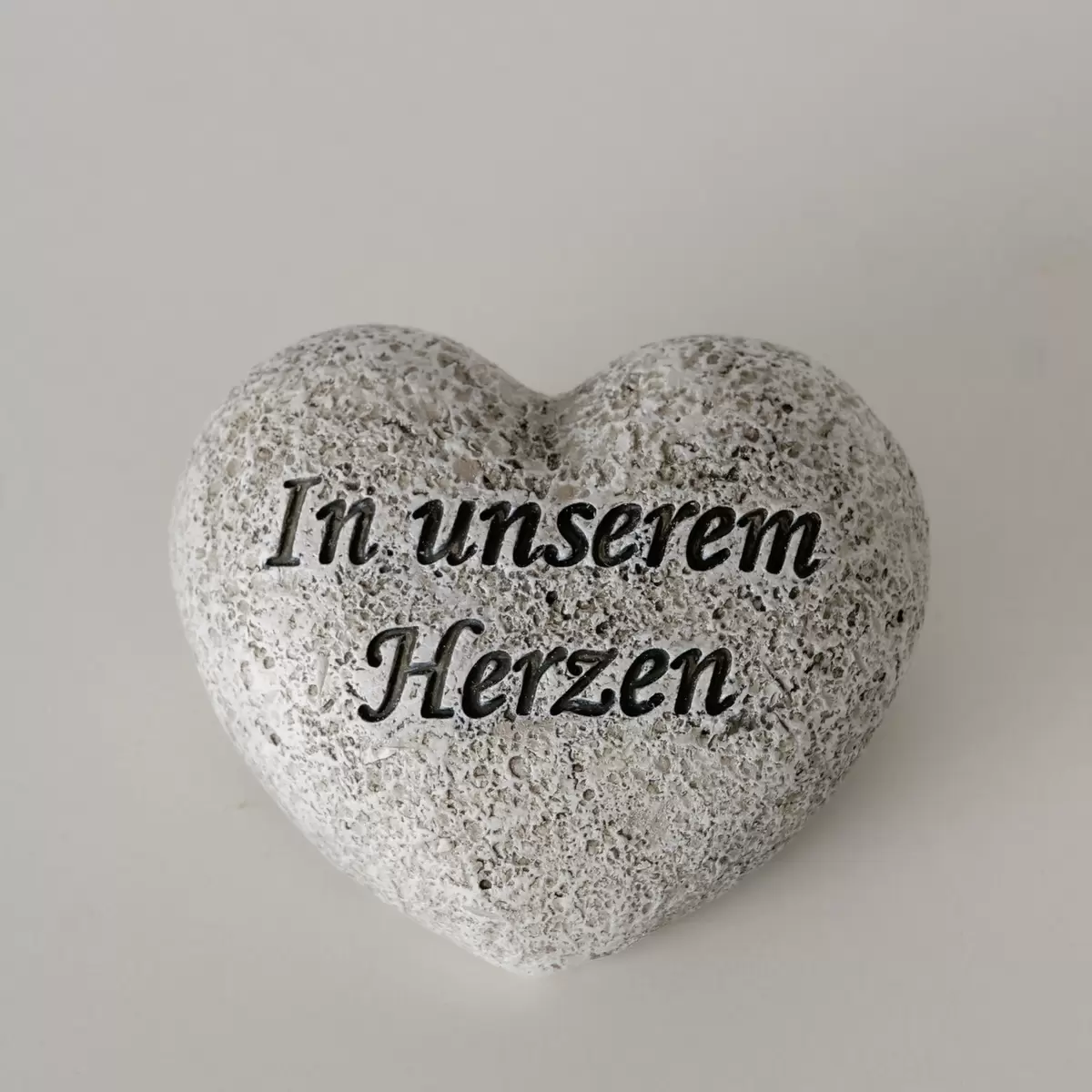 Deko-Aufsteller Vermissen Tristeza Grau