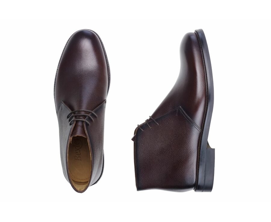 Low boots homme Chocolat grainé - GREENWICH GOMME CITY II