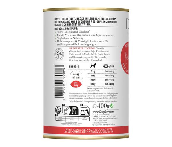 DOG'S LOVE Nassfutter für Hunde Adult, 6 x