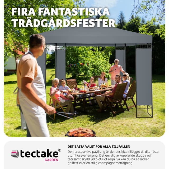 Havepavillon Leyla 3,9x2,9m