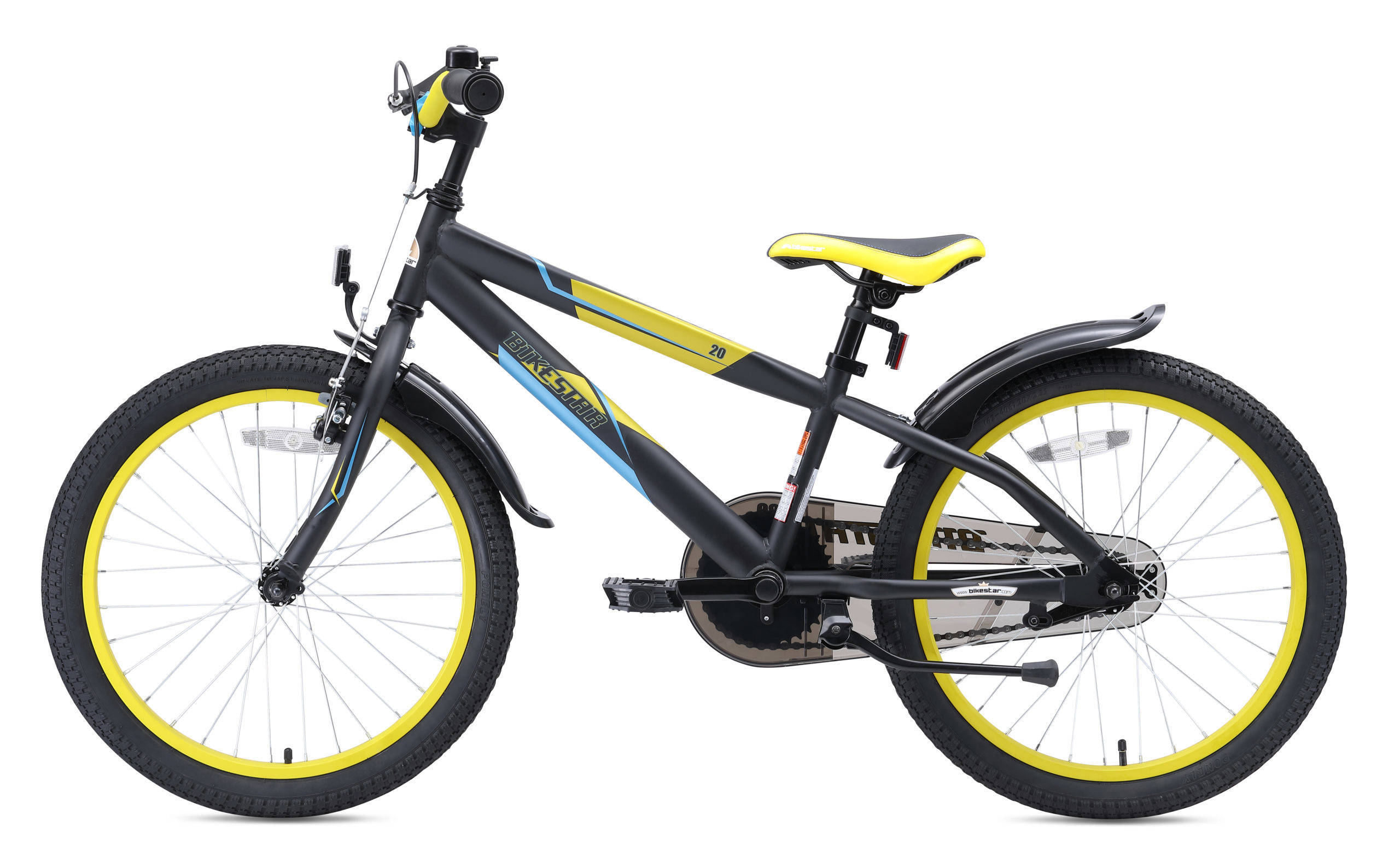 BikeStar Urban Jungle kinderfiets 20 inch zwart