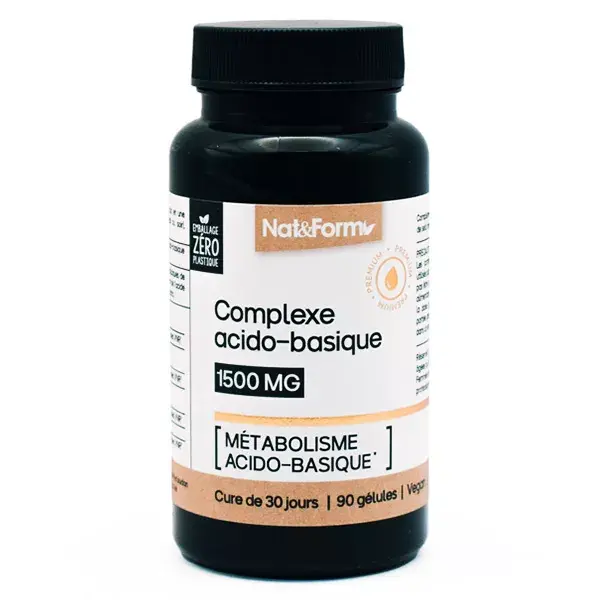 Complexo Ácido-Base Nat & Form para o Metabolismo Ácido-Base 90 Cápsulas